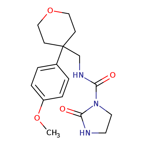 N-{[4-(4-methoxyphenyl)oxan-4-yl]methyl}-2-oxoimidazolidine-1-carboxamide
