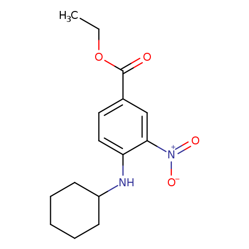 Benzoic acid, 4-(cyclohexylamino)-3-nitro-, ethyl ester
