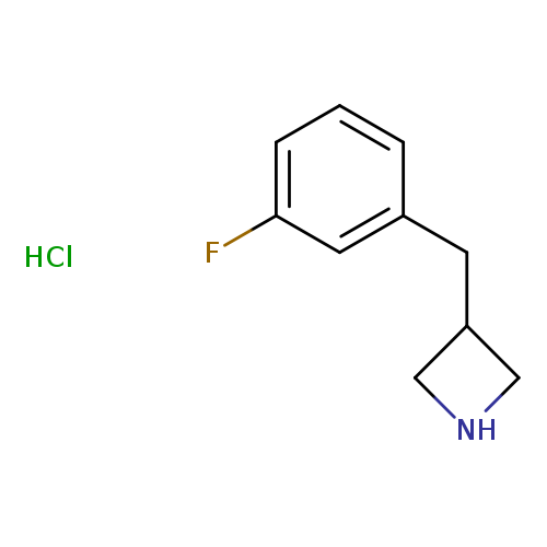3-[(3-fluorophenyl)methyl]azetidine hydrochloride