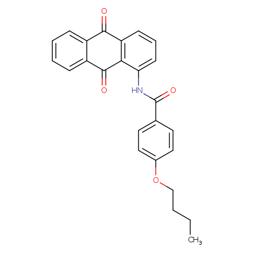 4-butoxy-N-(9,10-dioxo-9,10-dihydroanthracen-1-yl)benzamide