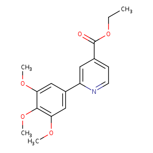 Ethyl 2-(3,4,5-trimethoxyphenyl)pyridine-4-carboxylate