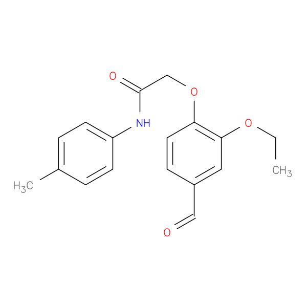 2-(2-ethoxy-4-formylphenoxy)-N-(4-methylphenyl)acetamide