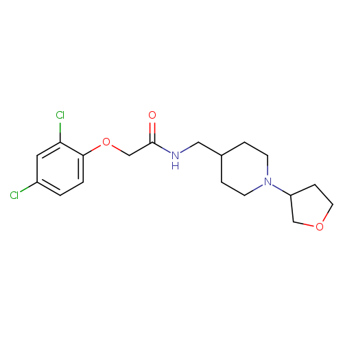 2-(2,4-dichlorophenoxy)-N-{[1-(oxolan-3-yl)piperidin-4-yl]methyl}acetamide