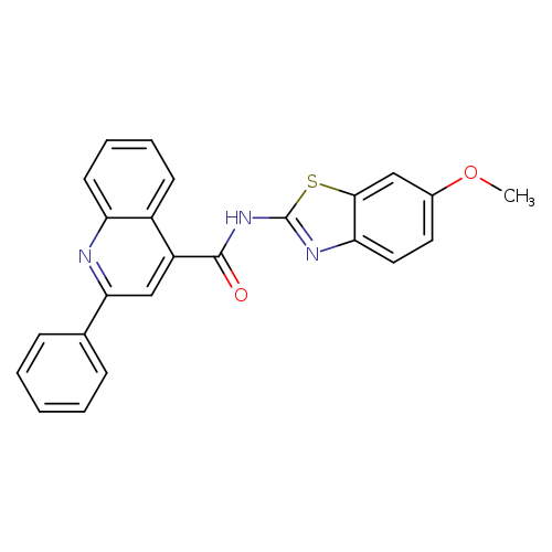 N-(6-methoxy-1,3-benzothiazol-2-yl)-2-phenylquinoline-4-carboxamide