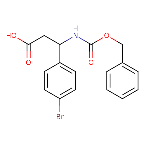 3-{[(benzyloxy)carbonyl]amino}-3-(4-bromophenyl)propanoic acid