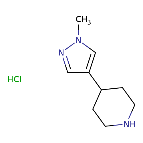 4-(1-Methyl-1h-pyrazol-4-yl)piperidine hydrochloride