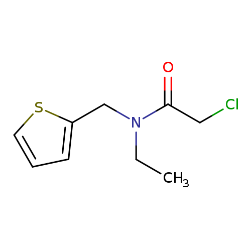 2-chloro-N-ethyl-N-(thiophen-2-ylmethyl)acetamide