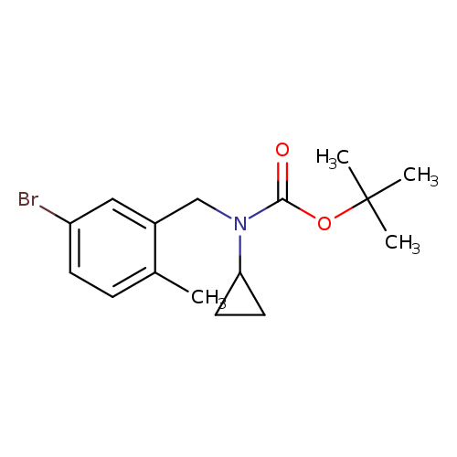 (5-Bromo-2-methyl-benzyl)-cyclopropyl-carbamic acid tert-butyl ester