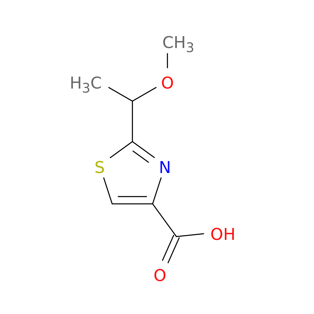 2-(1-methoxyethyl)-1,3-thiazole-4-carboxylic acid
