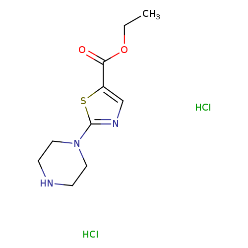ethyl2-(piperazin-1-yl)-1,3-thiazole-5-carboxylatedihydrochloride