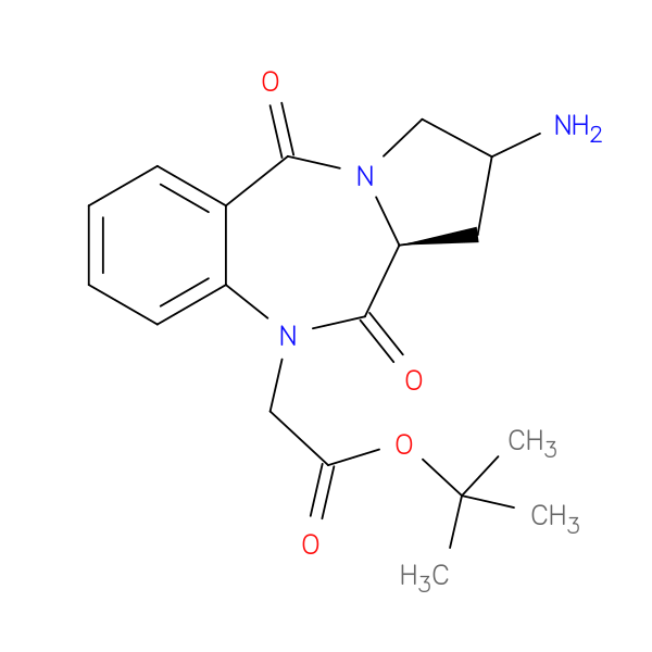 tert-Butyl [(11as)-2-amino-5,11-dioxo-2,3,11,11a-tetrahydro-1h-pyrrolo[2,1-c][1,4]benzodiazepin-10(5h)-yl]acetate