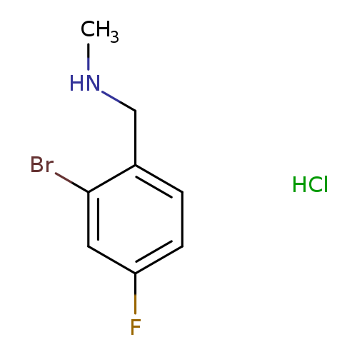 [(2-bromo-4-fluorophenyl)methyl](methyl)amine hydrochloride