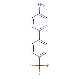 2-(4-(Trifluoromethyl)phenyl)pyrimidin-5-amine