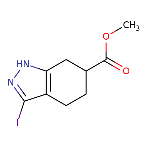 methyl 3-iodo-4,5,6,7-tetrahydro-2H-indazole-6-carboxylate