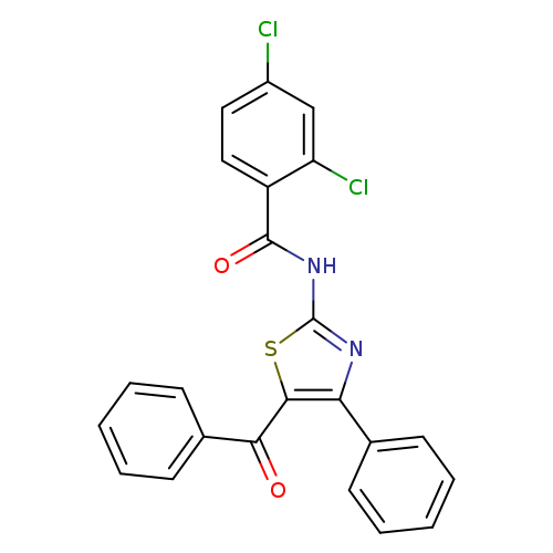 N-(5-benzoyl-4-phenyl-1,3-thiazol-2-yl)-2,4-dichlorobenzamide