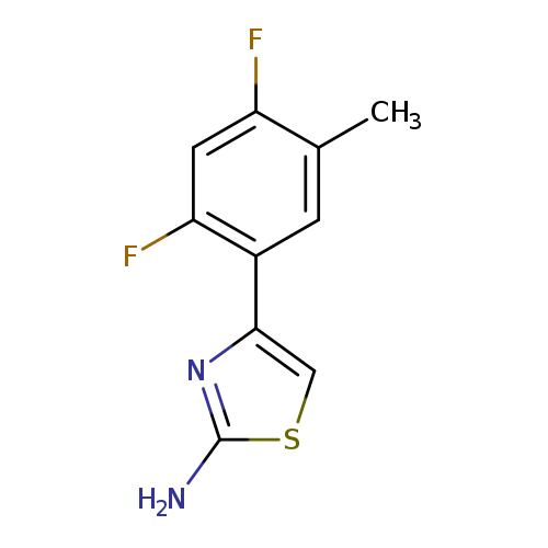4-(2,4-difluoro-5-methylphenyl)-1,3-thiazol-2-amine
