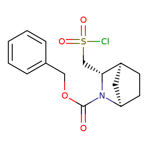 benzyl(1R,3S,4S)-3-[(chlorosulfonyl)methyl]-2-azabicyclo[2.2.1]heptane-2-carboxylate