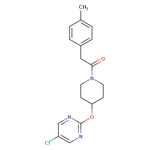 1-{4-[(5-chloropyrimidin-2-yl)oxy]piperidin-1-yl}-2-(4-methylphenyl)ethan-1-one