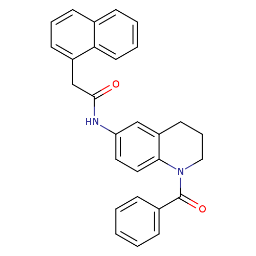 N-(1-benzoyl-1,2,3,4-tetrahydroquinolin-6-yl)-2-(naphthalen-1-yl)acetamide