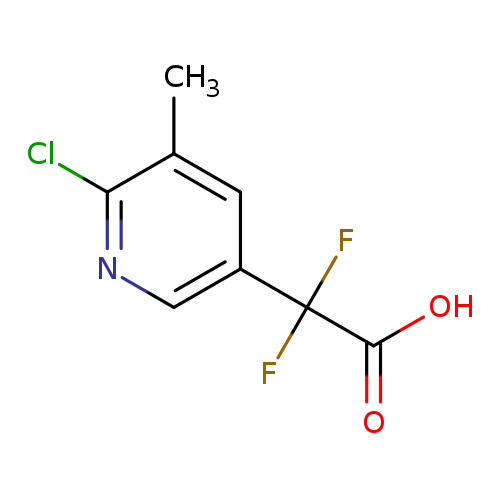 2-(6-chloro-5-methylpyridin-3-yl)-2,2-difluoroacetic acid