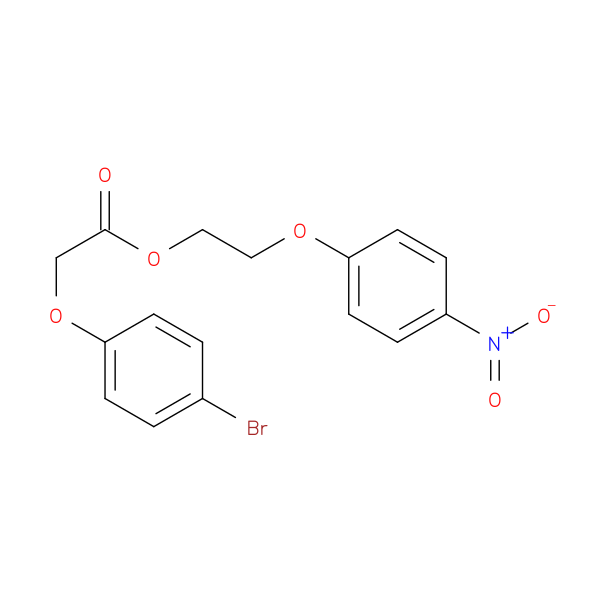 2-(4-nitrophenoxy)ethyl 2-(4-bromophenoxy)acetate