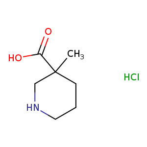 3-Piperidinecarboxylic acid, 3-methyl-, hydrochloride (1:1)