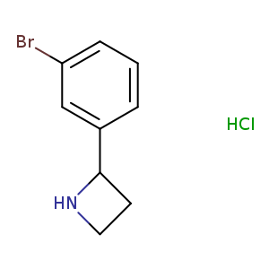 2-(3-bromophenyl)azetidine hydrochloride