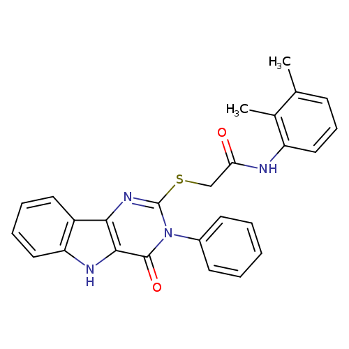 N-(2,3-dimethylphenyl)-2-({4-oxo-3-phenyl-3H,4H,5H-pyrimido[5,4-b]indol-2-yl}sulfanyl)acetamide