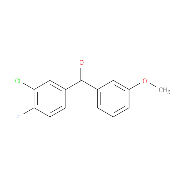 3-Chloro-4-fluoro-3'-methoxybenzophenone