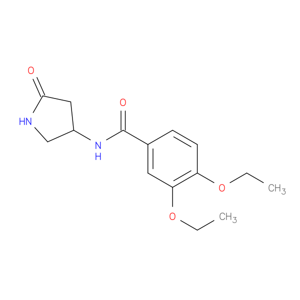 3,4-diethoxy-N-(5-oxopyrrolidin-3-yl)benzamide