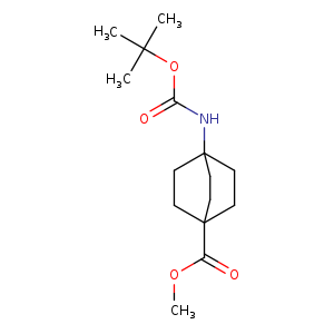 Methyl 4-((tert-butoxycarbonyl)amino)bicyclo[2.2.2]octane-1-carboxylate