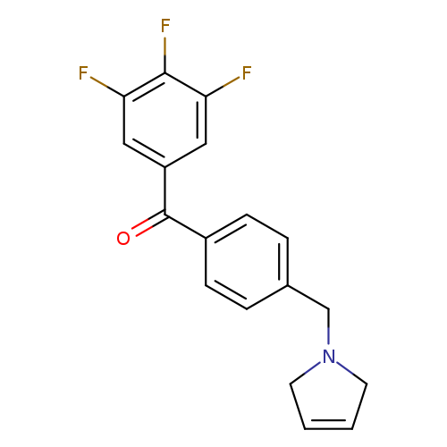 (4-((2,5-Dihydro-1H-pyrrol-1-yl)methyl)phenyl)(3,4,5-trifluorophenyl)methanone