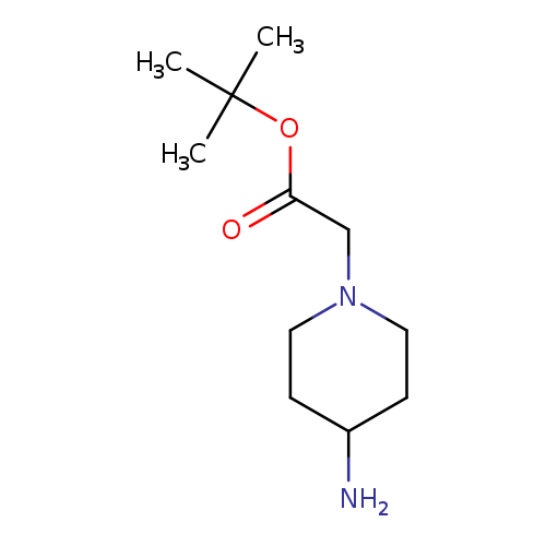 tert-butyl 2-(4-aminopiperidin-1-yl)acetate