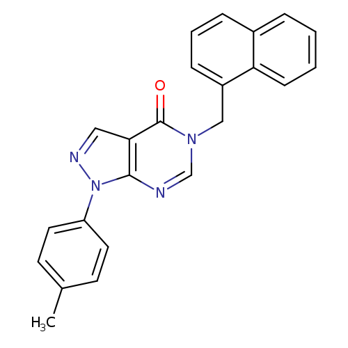 1-(4-methylphenyl)-5-[(naphthalen-1-yl)methyl]-1H,4H,5H-pyrazolo[3,4-d]pyrimidin-4-one