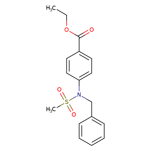 Ethyl 4-[benzyl(methylsulfonyl)amino]benzoate