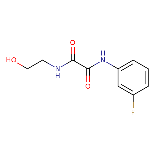 N'-(3-fluorophenyl)-N-(2-hydroxyethyl)ethanediamide