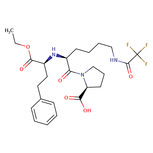 (S)-1-((S)-2-(((S)-1-Ethoxy-1-oxo-4-phenylbutan-2-yl)amino)-6-(2,2,2-trifluoroacetamido)hexanoyl)pyrrolidine-2-carboxylic acid