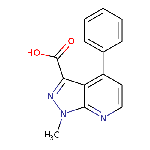 1-Methyl-4-phenyl-1H-pyrazolo[3,4-b]pyridine-3-carboxylic acid