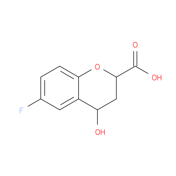6-fluoro-4-hydroxy-3,4-dihydro-2H-1-benzopyran-2-carboxylic acid