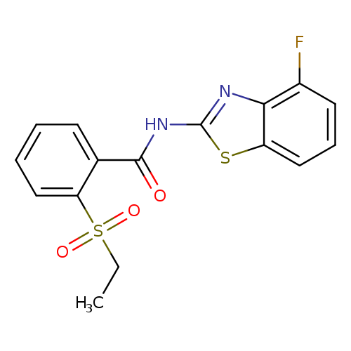 2-(ethanesulfonyl)-N-(4-fluoro-1,3-benzothiazol-2-yl)benzamide