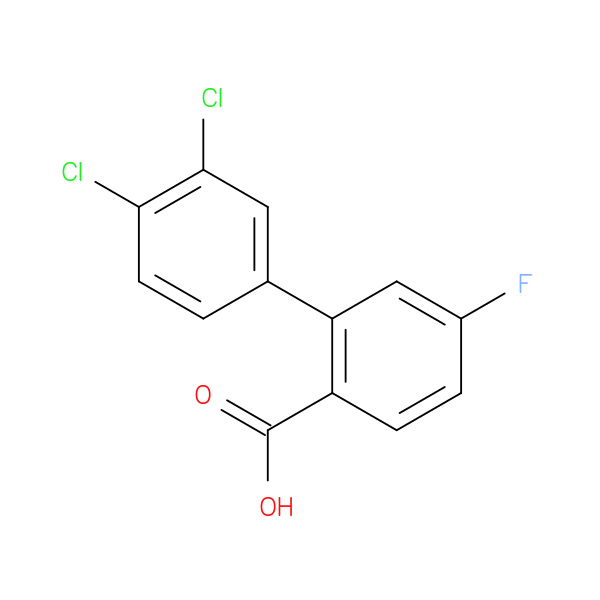 2-(3,4-DIchlorophenyl)-4-fluorobenzoic acid