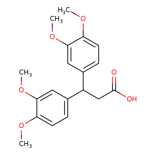 3,3-Bis(3,4-dimethoxyphenyl)propanoic acid