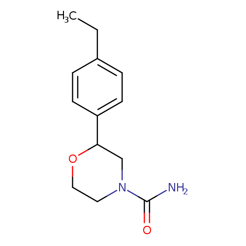 2-(4-ethylphenyl)morpholine-4-carboxamide
