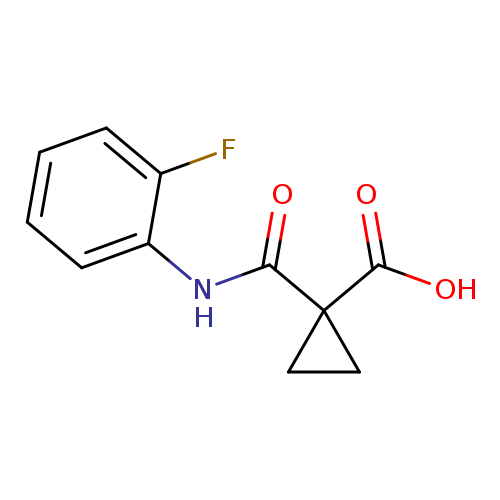 Cyclopropanecarboxylic acid, 1-[[(2-fluorophenyl)amino]carbonyl]-