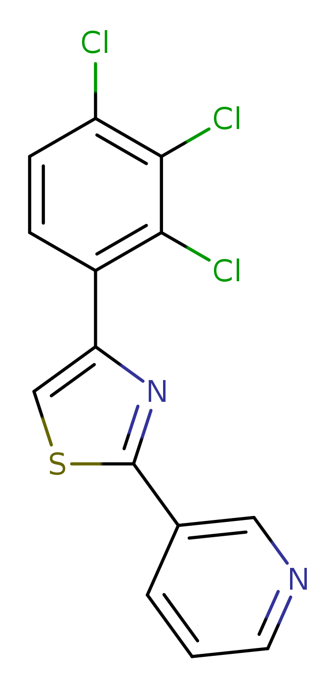 3-[4-(2,3,4-trichlorophenyl)-1,3-thiazol-2-yl]pyridine
