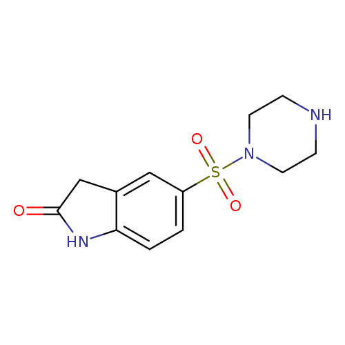 5-(piperazine-1-sulfonyl)-2,3-dihydro-1H-indol-2-one