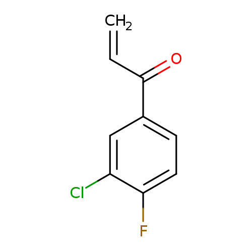 1-(3-chloro-4-fluorophenyl)prop-2-en-1-one
