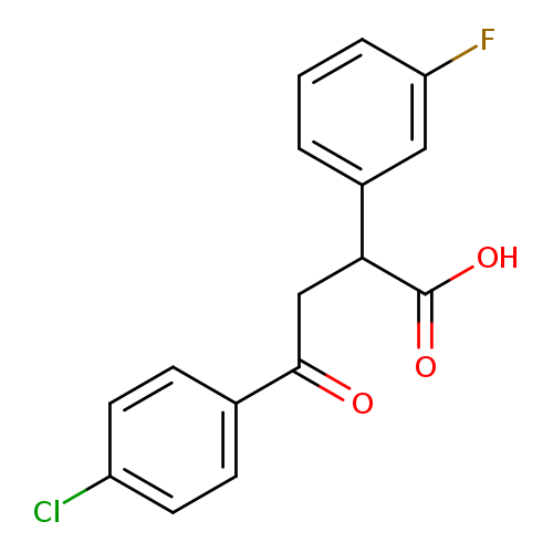 4-(4-Chlorophenyl)-2-(3-fluorophenyl)-4-oxobutanoic acid