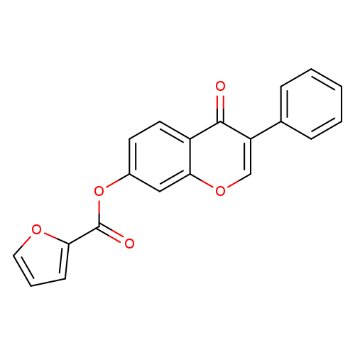 4-oxo-3-phenyl-4H-chromen-7-yl furan-2-carboxylate