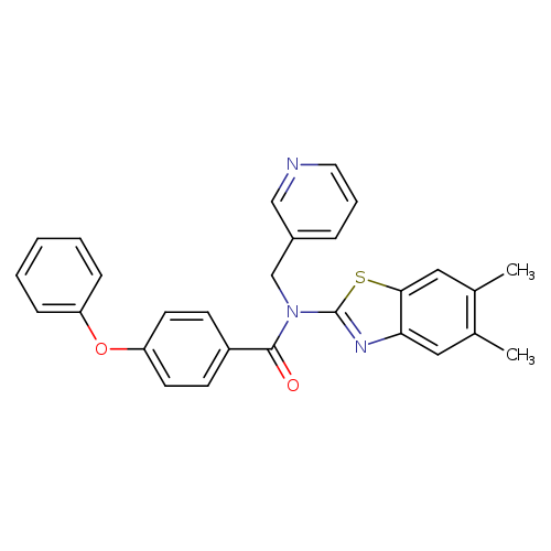 N-(5,6-dimethyl-1,3-benzothiazol-2-yl)-4-phenoxy-N-[(pyridin-3-yl)methyl]benzamide